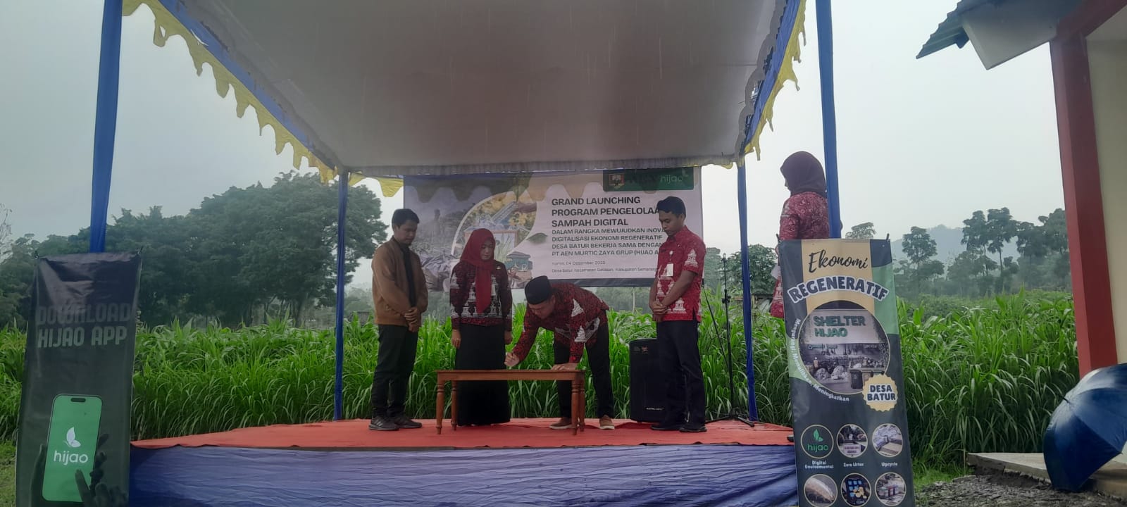 Grand Launching Hijao di Desa Batur: Tonggak Awal Ekonomi Regeneratif Berbasis Digital di Indonesia
